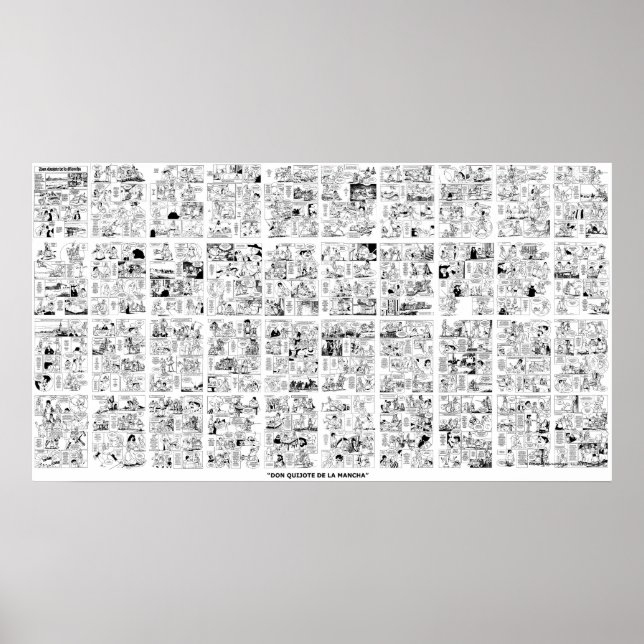 COMIC POSTER - DON QUIJOTE DE LA MANCHA (Vorne)
