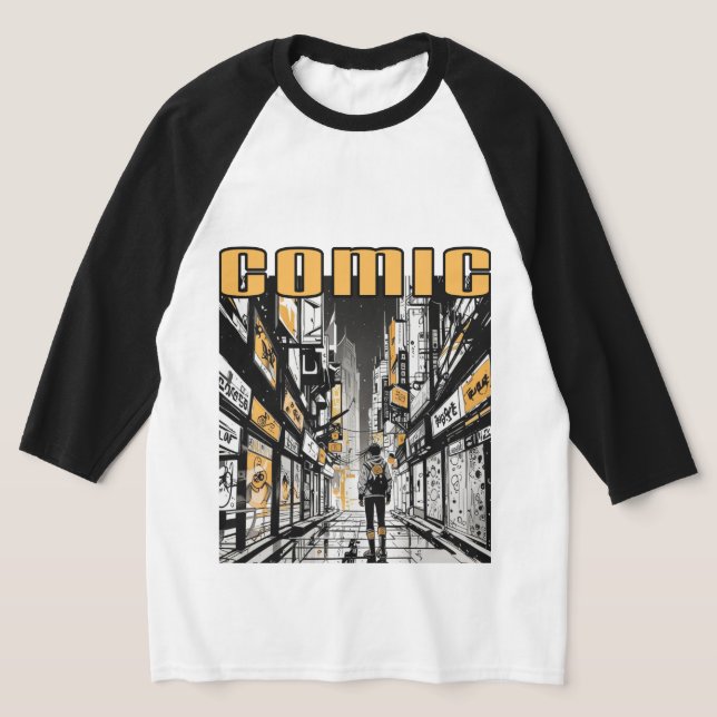 Comic Raglan T-Shirt (Ablage )
