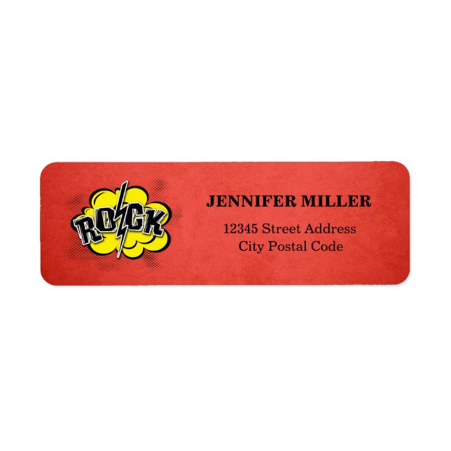 Comic-Rock-Abbildung (Vorne)