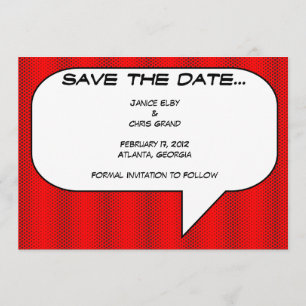 Comic Save the Date