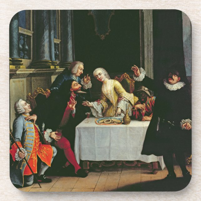 Comic-Schauspieler Getränkeuntersetzer (Vorderseite)