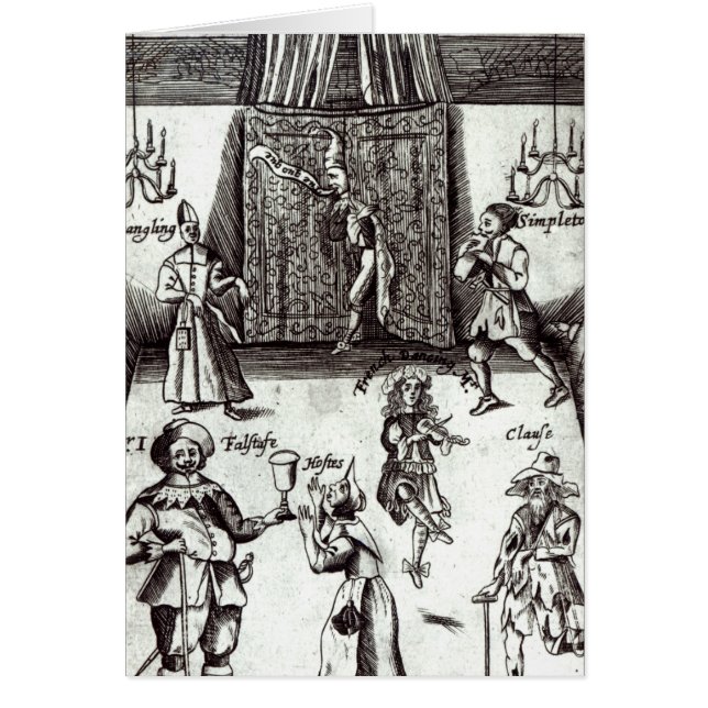 Comic-Schauspieler in Leistung, 1662 (Vorne)
