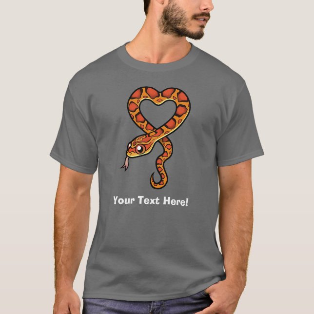 Comic-Schlange T-Shirt (Vorderseite)