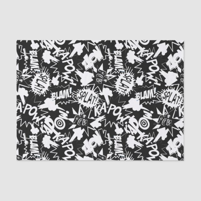 Comic Seidenpapier (Vorderseite)