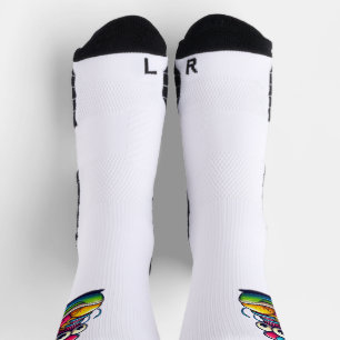 Comic-Sneaker-Charakter Lustige Socken