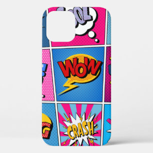 Comic-Sprechblasen-Set. Ausdrücke Bom, Cool, Pow, Case-Mate iPhone Hülle