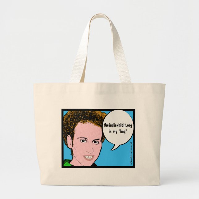 Comic-Streifen männliche Indiexhibit Tasche (Vorne)