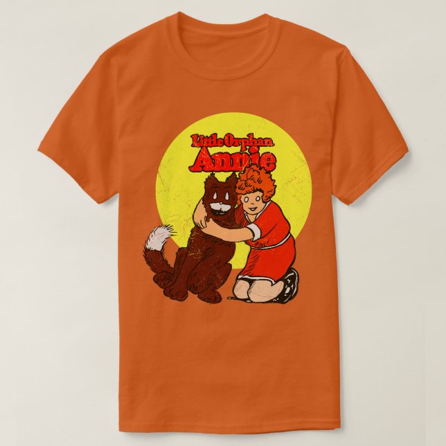 Comic strip Little Orphan Annie T-Shirt (Design vorne)