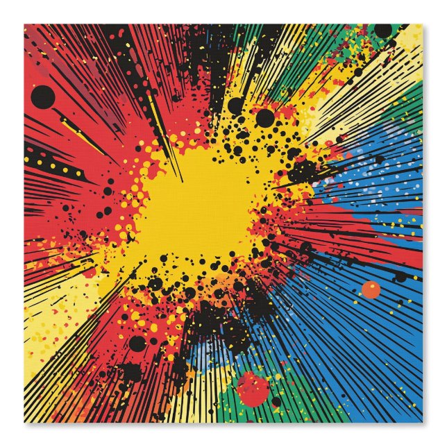 Comic Style Pop Art Explosion (10) Tapete (Vorderseite)