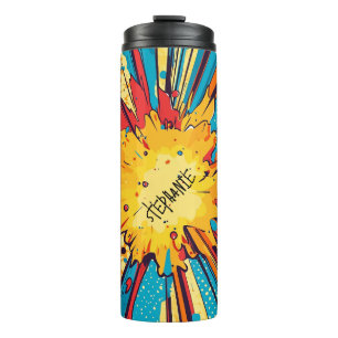 Comic Style Pop Art Explosion (11) Thermosbecher