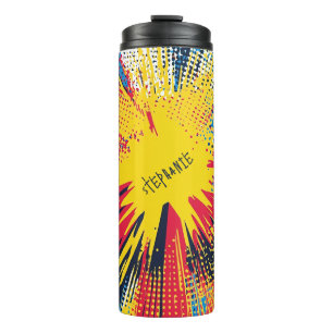 Comic Style Pop Art Explosion (3) Thermosbecher