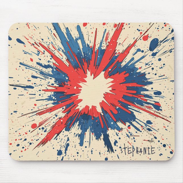 Comic Style Pop Art Explosion (5) Mousepad (Vorne)