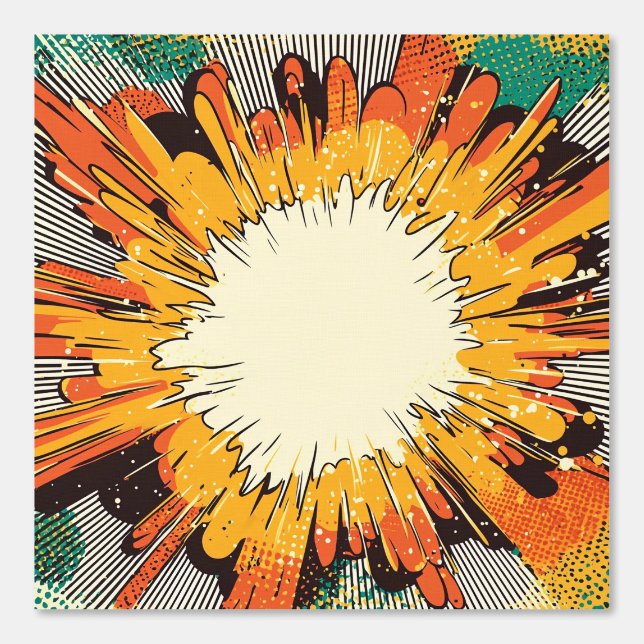 Comic Style Pop Art Explosion (6) Tapete (Vorderseite)