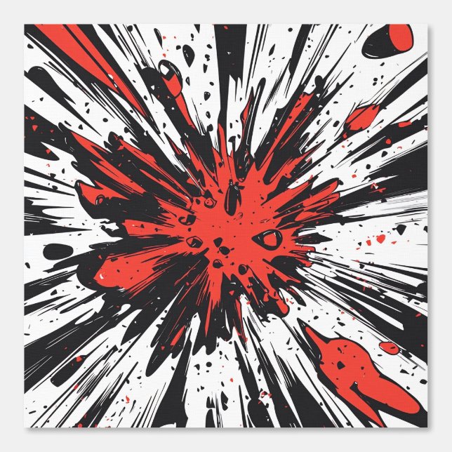 Comic Style Pop Art Explosion (7) Tapete (Vorderseite)