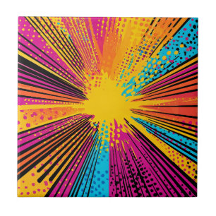 Comic Style Pop Art Explosion (9) Fliese