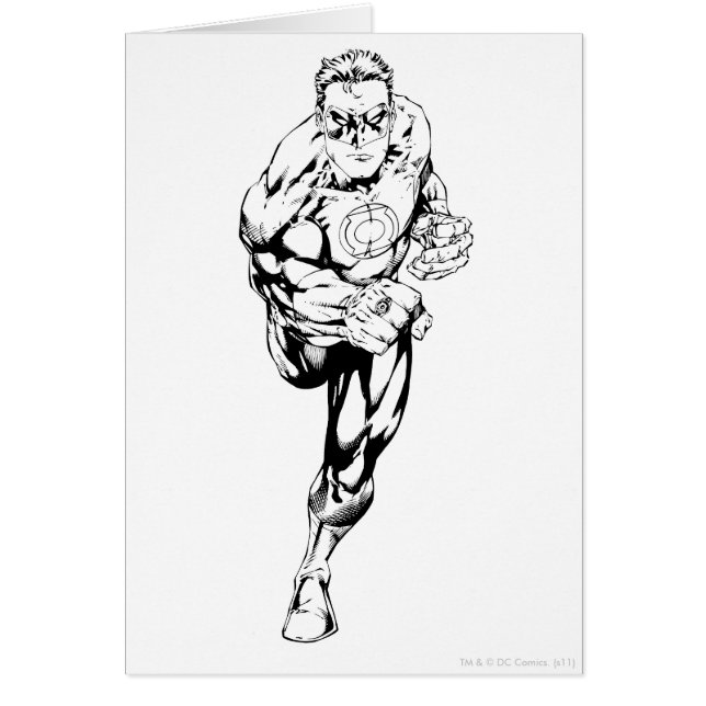 Comic Style - Running, Schwarz und Weiß (Vorne)