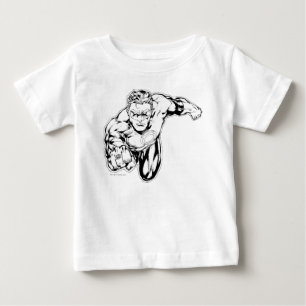 Comic Style - Vordere Klingeltöne, Schwarz und Wei Baby T-shirt