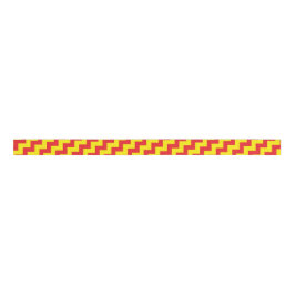 Comic Superhero Zig Zag Roter Gelber Spaß Ripsband
