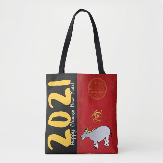 Comic Traditionelles chinesisches Jahr 2021 AoTB Tasche (Vorderseite)