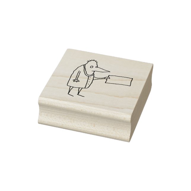 Comic-Typ mit leerer Tafel Gummistempel (Stempel)
