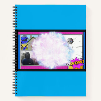 Comic- und Schulprojekt Notizbuch