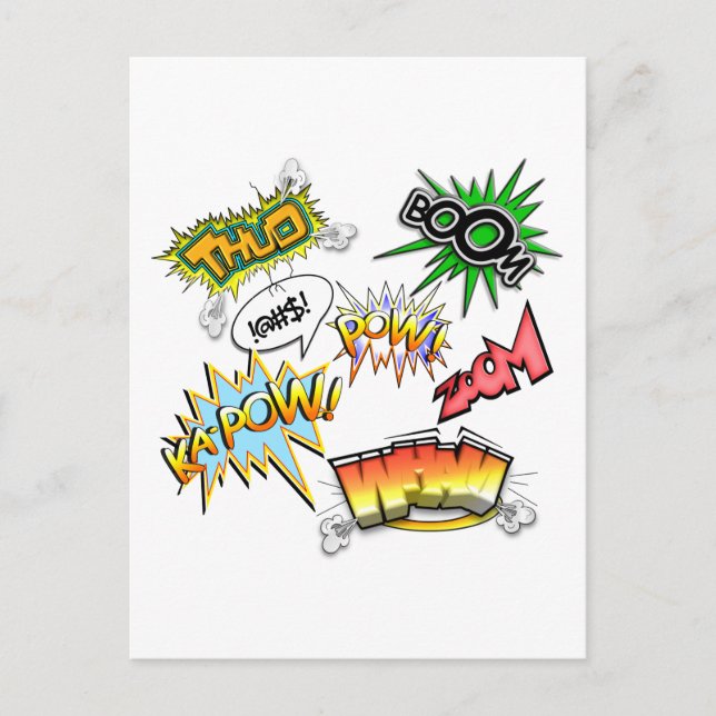 Comic Variation Postkarte (Vorderseite)