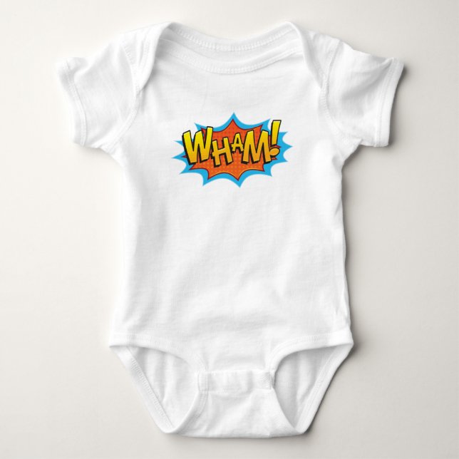 Comic Wham! Baby Strampler (Vorderseite)