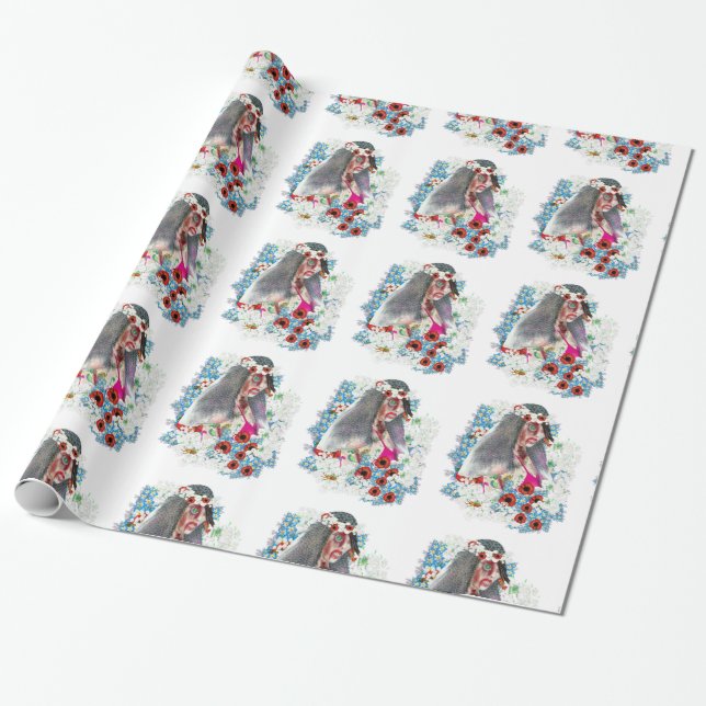 Comic Zombie Bride, Brautparty Geschenkpackung Geschenkpapier (Ungerollt)
