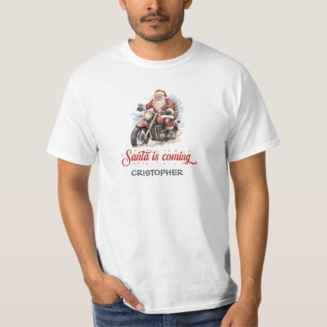 Comic zur Veranschaulichung des Weihnachtsmanns au T-Shirt (Vorderseite)