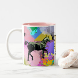 Comic Zweifarbige Tasse