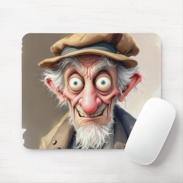 Comical Gentleman Mousepad (Mit Mouse)