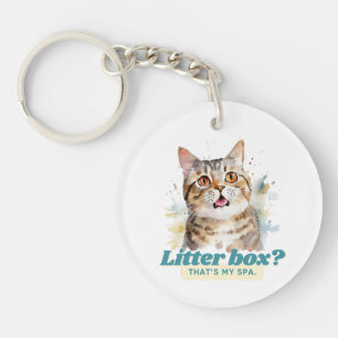 Comical Kitty "Litter Box ? C'est mon Spa"
