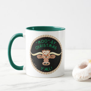 Comical Longhorn Steer Tasse