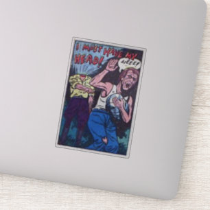 Comicen des Goldenen Horrors   Vintage Comicen der Aufkleber