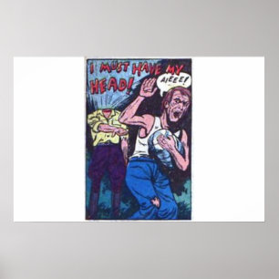 Comicen des Goldenen Horrors   Vintage Comicen der Poster