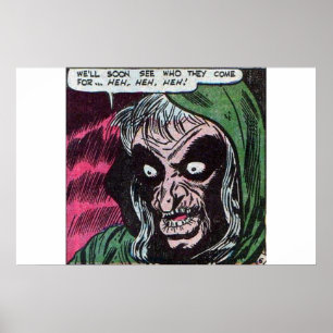 Comicen für Vintage Horror   Beängstigende Vintage Poster