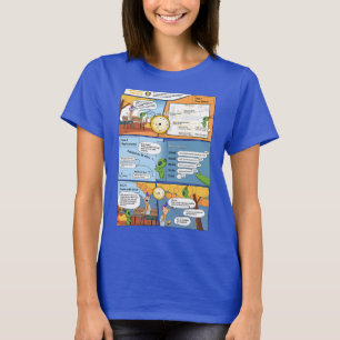 Comicen mit Zeitgewinner T - Shirt