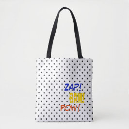 Comicen Zap! Bam! Pow! Funny Colorful Superhero Tasche