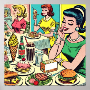 Comicen zum Mittagessen Poster