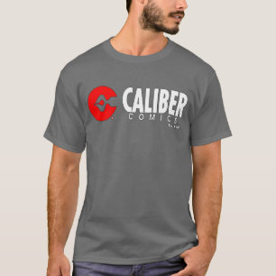 Comics Caliber logo horizontal t-shirt gris