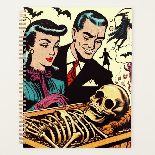 Comics Retro Goth Couple (Devant)