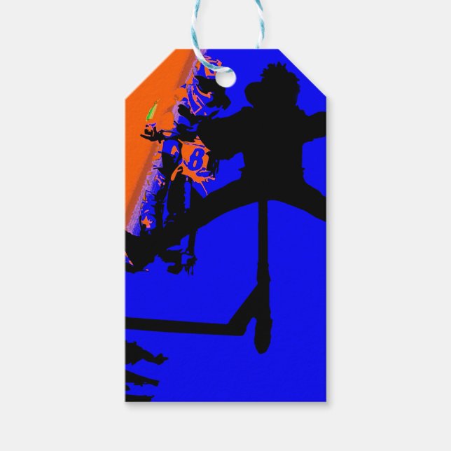 Comin' Through - Motox und Scooter Magnet Geschenkanhänger (Vorderseite)
