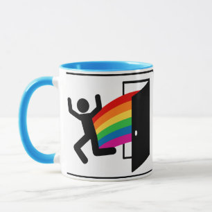 Coming Out Exit Sign Tasse