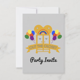 Coming-Out-Gay-Party-RSVP-Karte RSVP Karte