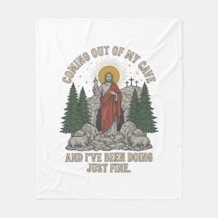 Coming Out of My Cave Resurrection Lyric-Shirt Des Fleecedecke