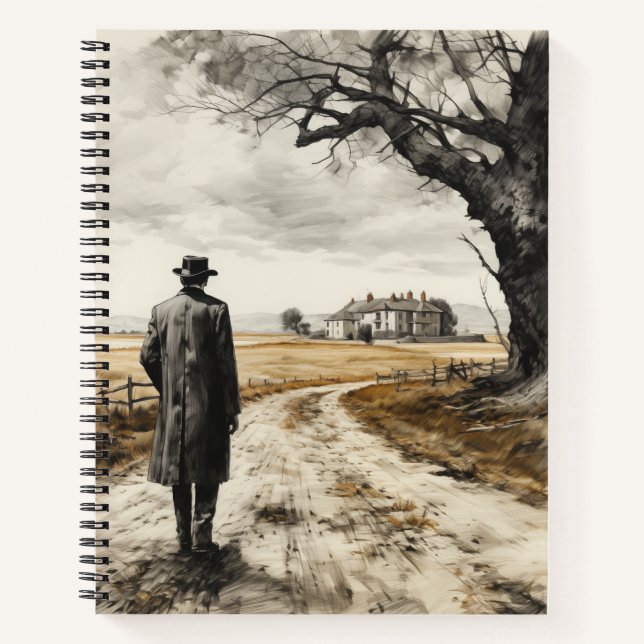 Coming Zuhause Bullet Line Notebook Notizbuch (Vorderseite)