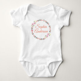 Coming Zuhause Outfit Personalisiert Baby Girl Baby Strampler