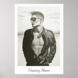 Coming Zuhause Print Poster