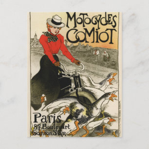 Comiot Motorräder Postkarte