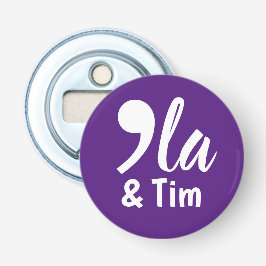 Comma Kamala und Tim 2024 Flaschenöffner